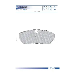 FOMAR Friction FO 934881