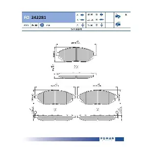FO 242281 FOMAR Friction