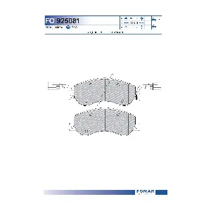 FOMAR Friction FO925081