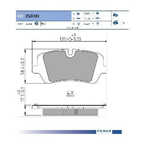 FO 250281 FOMAR Friction