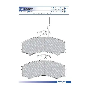 FOMAR Friction FO 453081