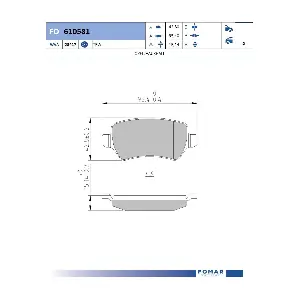 FOMAR Friction FO 610581
