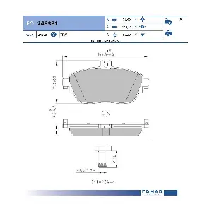 FO 248381 FOMAR Friction