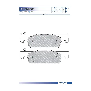 FOMAR Friction FO 250581