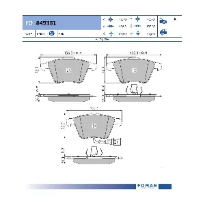FO 849381 FOMAR Friction