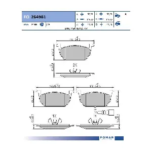 FOMAR Friction FO 264981