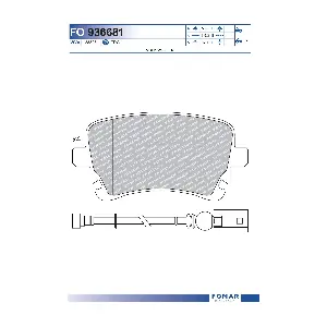 FO936681 FOMAR Friction