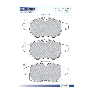 FOMAR Friction FO 869881