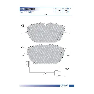 FO 998981 FOMAR Friction