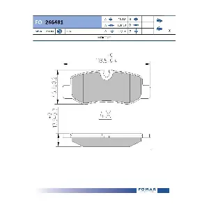 FO 266481 FOMAR Friction