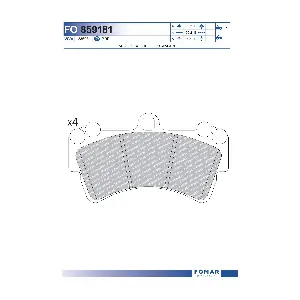 FO 859181 FOMAR Friction