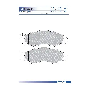 FO 894781 FOMAR Friction