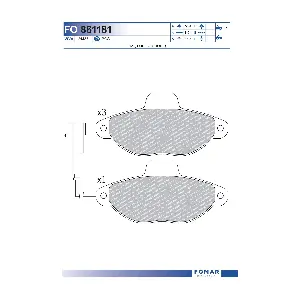 FO861181 FOMAR Friction