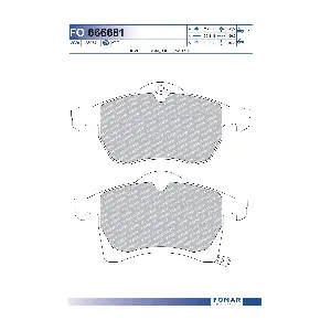 FOMAR Friction FO 666681