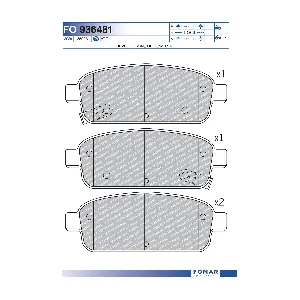 FOMAR Friction FO936481