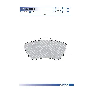 FOMAR Friction FO 924681