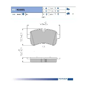 FO925581 FOMAR Friction