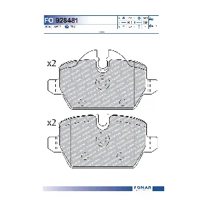 FOMAR Friction FO928481