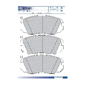 FOMAR Friction FO 870181