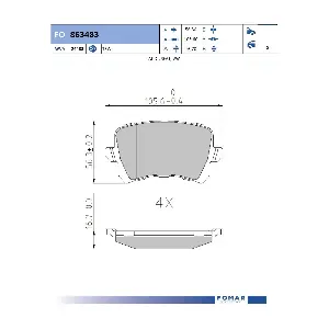 FO 863483 FOMAR Friction