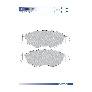 FOMAR Friction FO906881