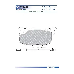 FOMAR Friction FO 529481