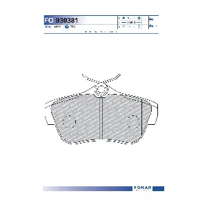 FOMAR Friction FO 930381