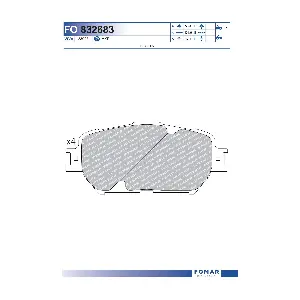 FOMAR Friction FO 832683