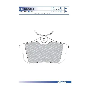 FOMAR Friction FO647381