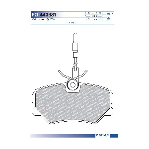FOMAR Friction FO 443981