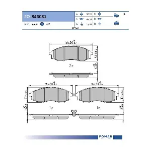 FO 846081 FOMAR Friction