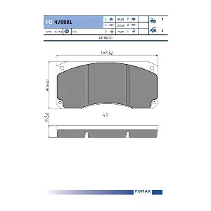 FOMAR Friction FO 478881