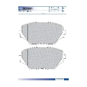 FOMAR Friction FO 905681