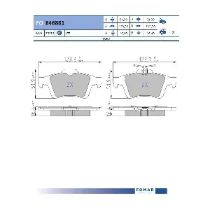 FOMAR Friction FO 846881