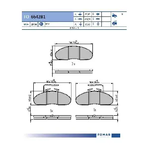 FOMAR Friction FO 664281