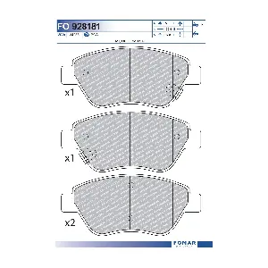 FOMAR Friction FO 928181