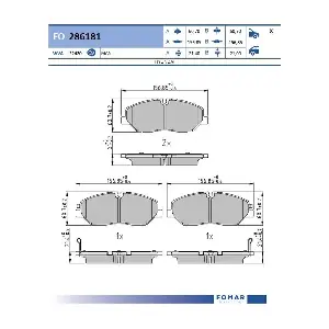 FO 286181 FOMAR Friction