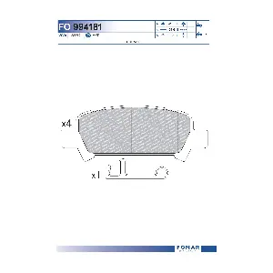 FOMAR Friction FO994181