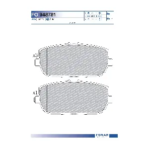 FOMAR Friction FO948781