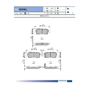 FOMAR Friction FO859981