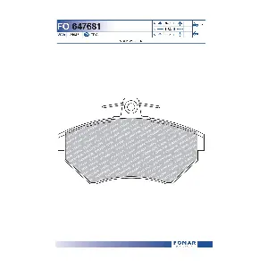 FO 647681 FOMAR Friction