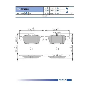 FOMAR Friction FO 283181