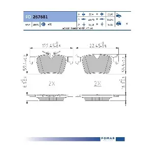 FOMAR Friction FO 267681