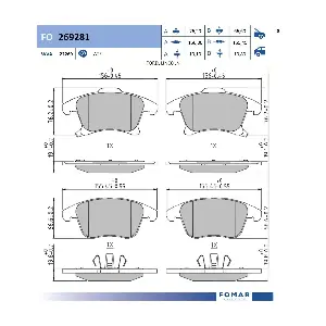 FOMAR Friction FO 269281