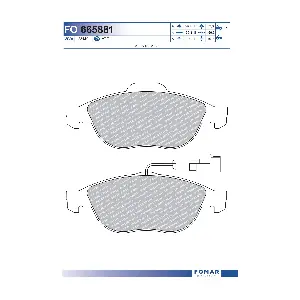 FOMAR Friction FO665881