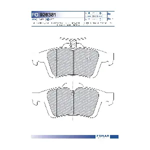 FOMAR Friction FO926381