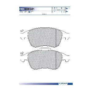 FO896381 FOMAR Friction