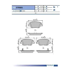 FO 279381 FOMAR Friction