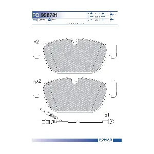 FO996781 FOMAR Friction