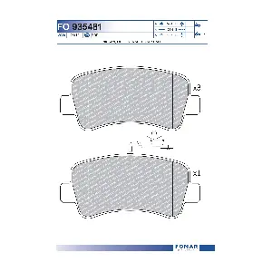 FOMAR Friction FO 935481